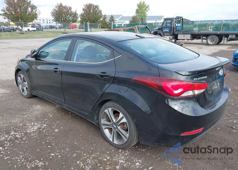 2016 Hyundai Elantra Sport из США, поврежденный, VIN KMHDH4AH5GU620492
